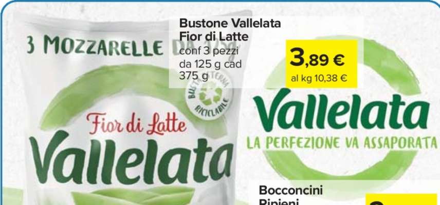Bustone Vallelata Fior di Latte
