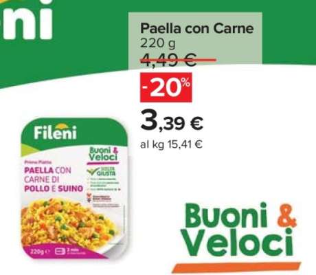 Paella con Carne