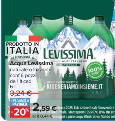 ACQUA LEVISSIMA