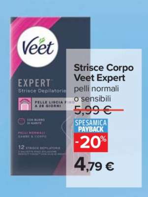 Strisce Corpo Veet Expert