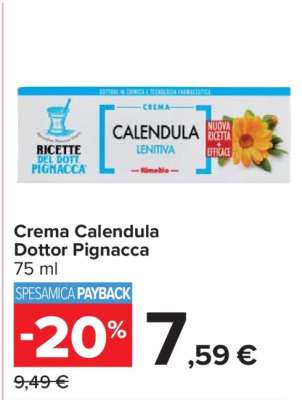 Crema Calendula Dottor Pignacca
