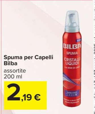 Spuma per Capelli Bilba
