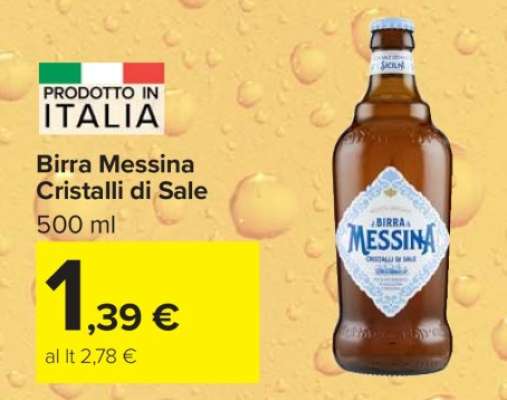 Birra Messina Cristalli di Sale