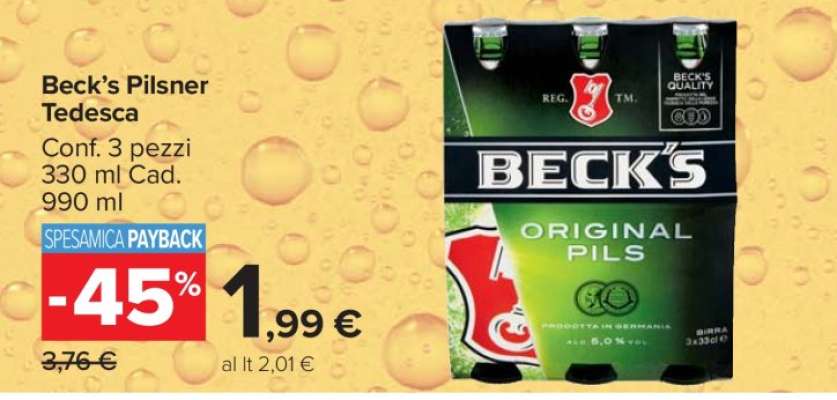 Beck’s Pilsner Tedesca