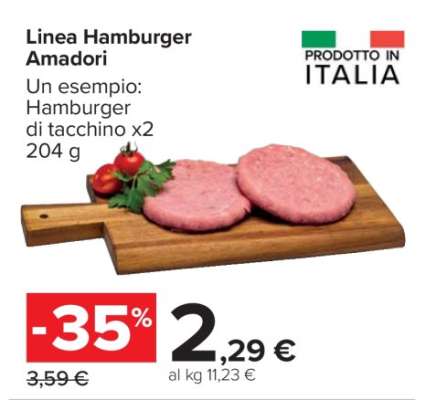 Linea Hamburger Amadori