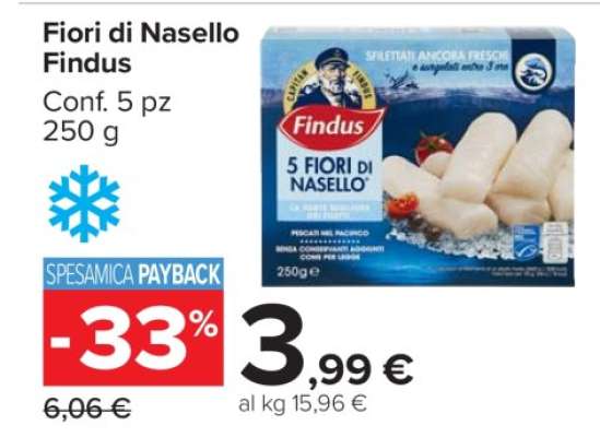 FIORI DI NASELLO FINDUS