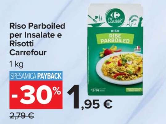 Riso Parboiled per Insalate e Risotti Carrefour