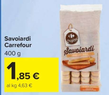 Savoiardi Carrefour