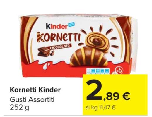 Kornetti Kinder