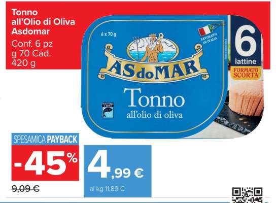 Tonno all’Olio di Oliva AsdoMar