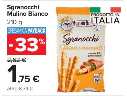Sgranocchi Mulino Bianco