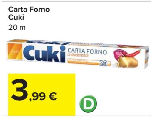 Carta Forno Cuki
