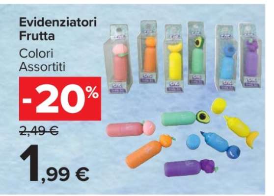 Evidenziatori Frutta