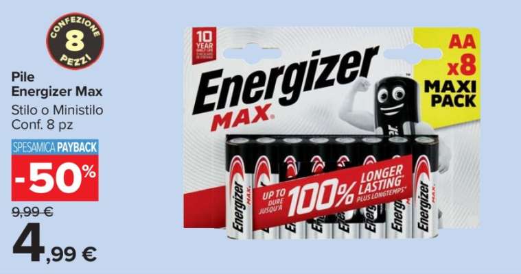 Pile Energizer Max