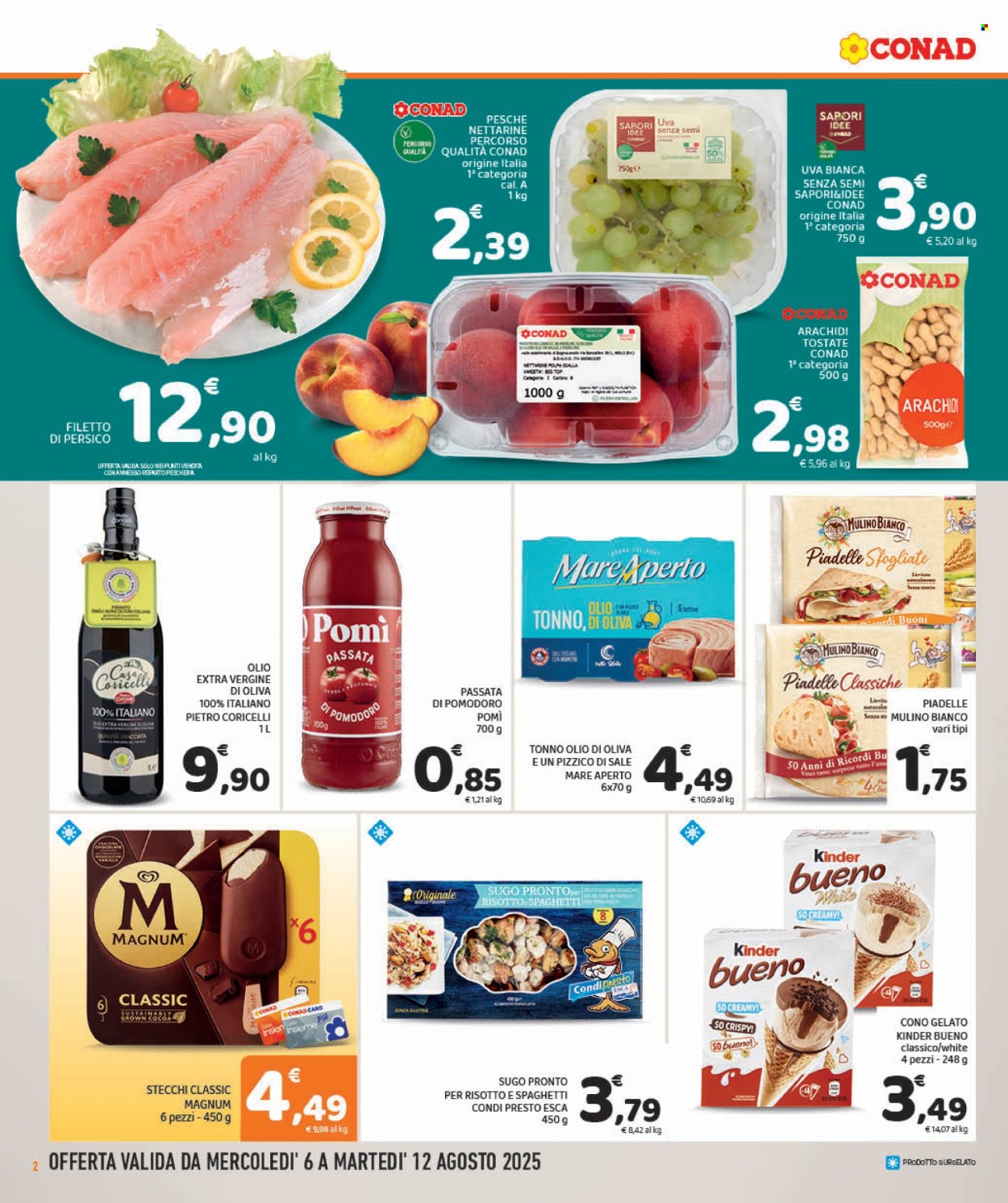 Volantino Conad - 6/8/2025 - 12/8/2025. Pagina 2