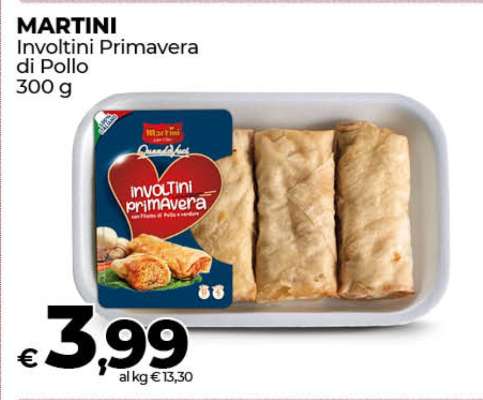 MARTINI Involtini Primavera di Pollo