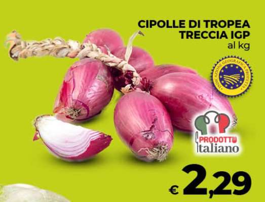 Cipolle di Tropea Treccia IGP