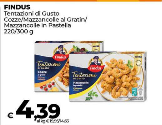 FINDUS Tentazioni di Gusto
