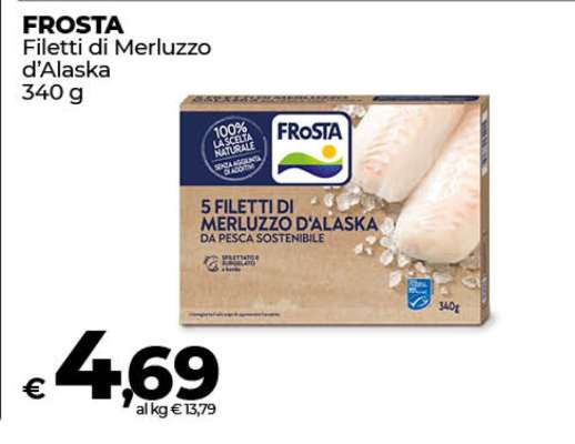 Frosta Filetti di Merluzzo d'Alaska