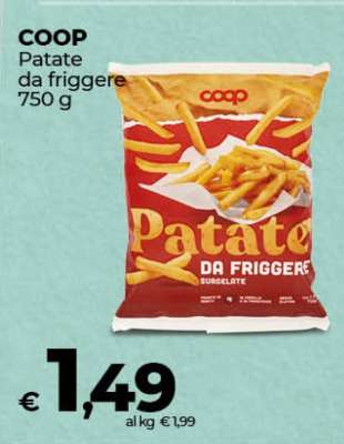 COOP PATATE DA FRIGGERE