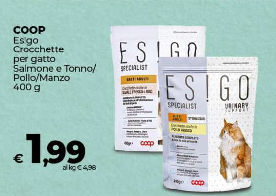 COOP ES!GO Crocchette per gatto