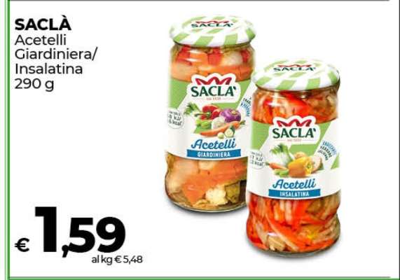SACLÀ Acetelli Giardiniera/Insalatina