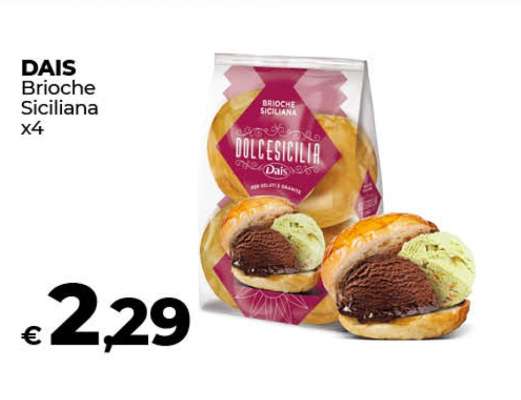 DAIS Brioche Siciliana x4
