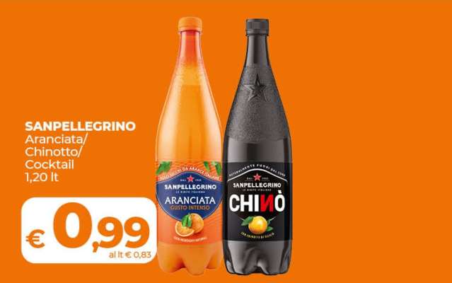 SANPELLEGRINO Aranciata/Chinotto/Cocktail