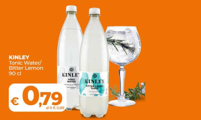 KINLEY Tonic Water/Bitter Lemon