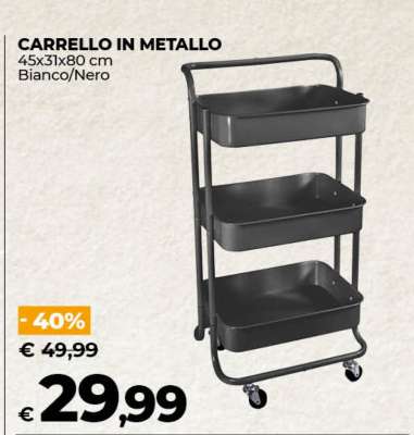 CARRELLO IN METALLO