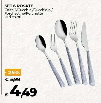 SET 6 POSATE