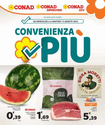 Volantino Conad - 6/8/2025 - 12/8/2025.