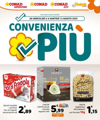 Volantino Conad - 6/8/2025 - 12/8/2025.