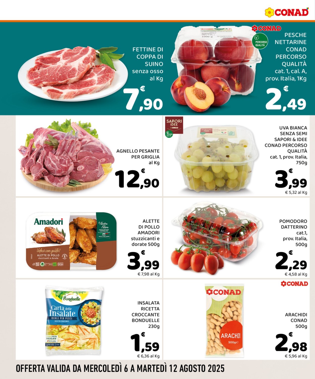 Volantino Conad - 6/8/2025 - 12/8/2025. Pagina 2