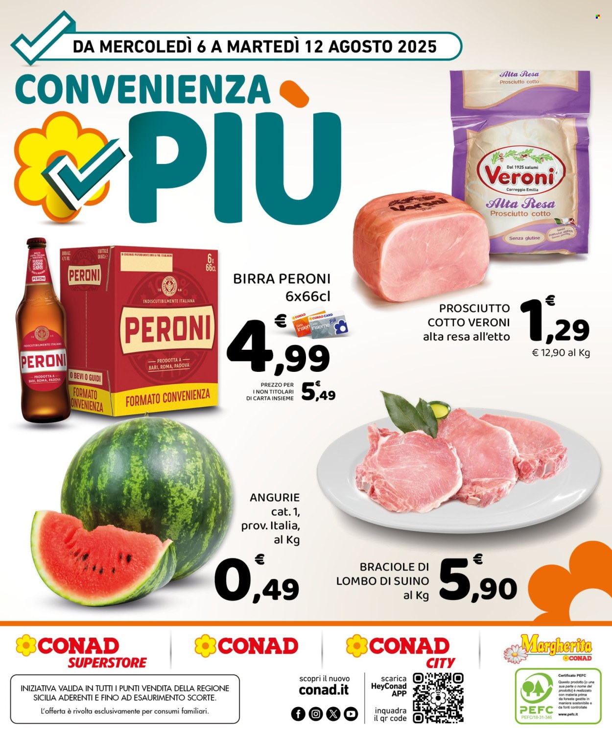 Volantino Conad - 6/8/2025 - 12/8/2025. Pagina 8