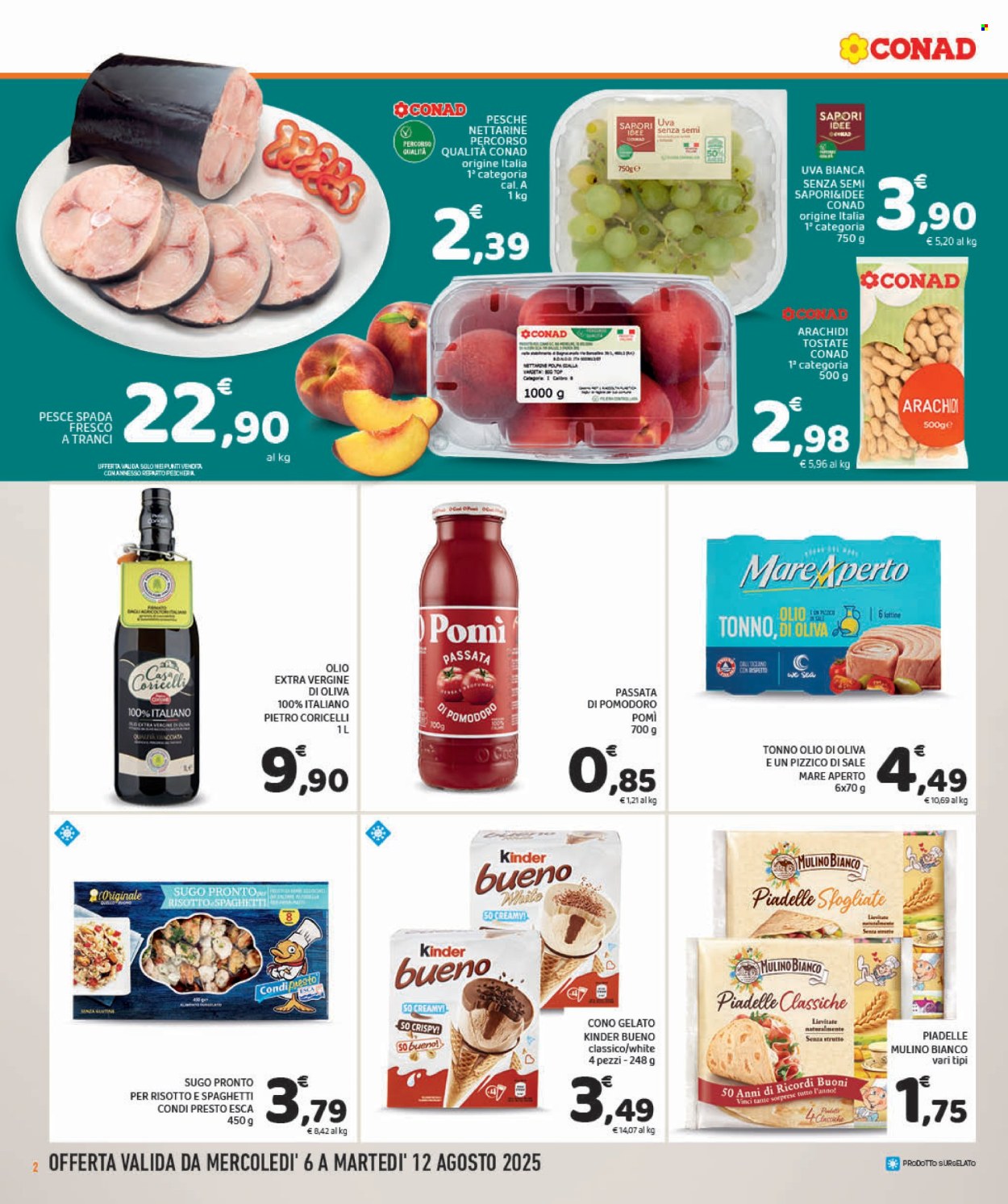 Volantino Conad - 6/8/2025 - 12/8/2025. Pagina 2