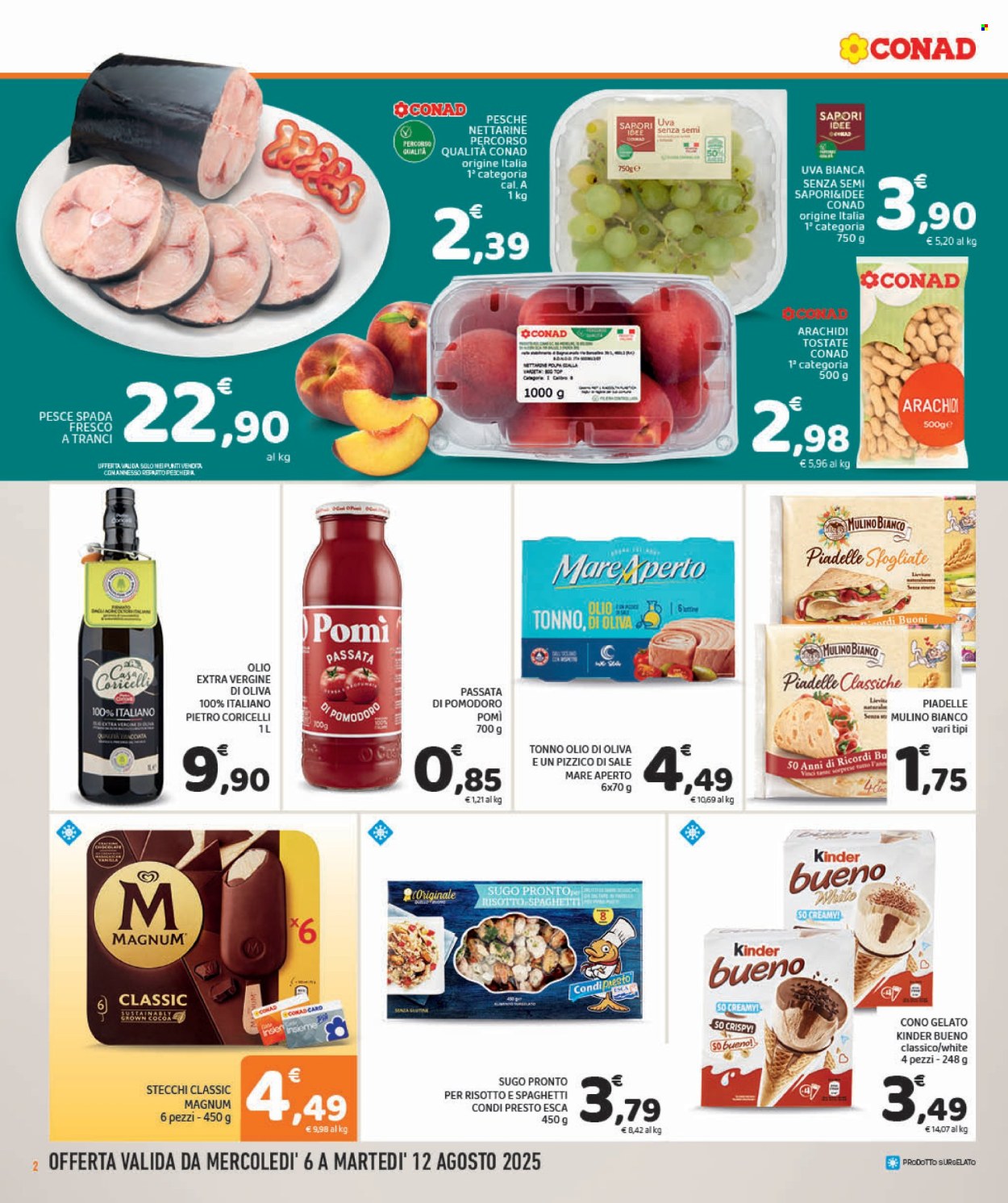 Volantino Conad - 6/8/2025 - 12/8/2025. Pagina 2