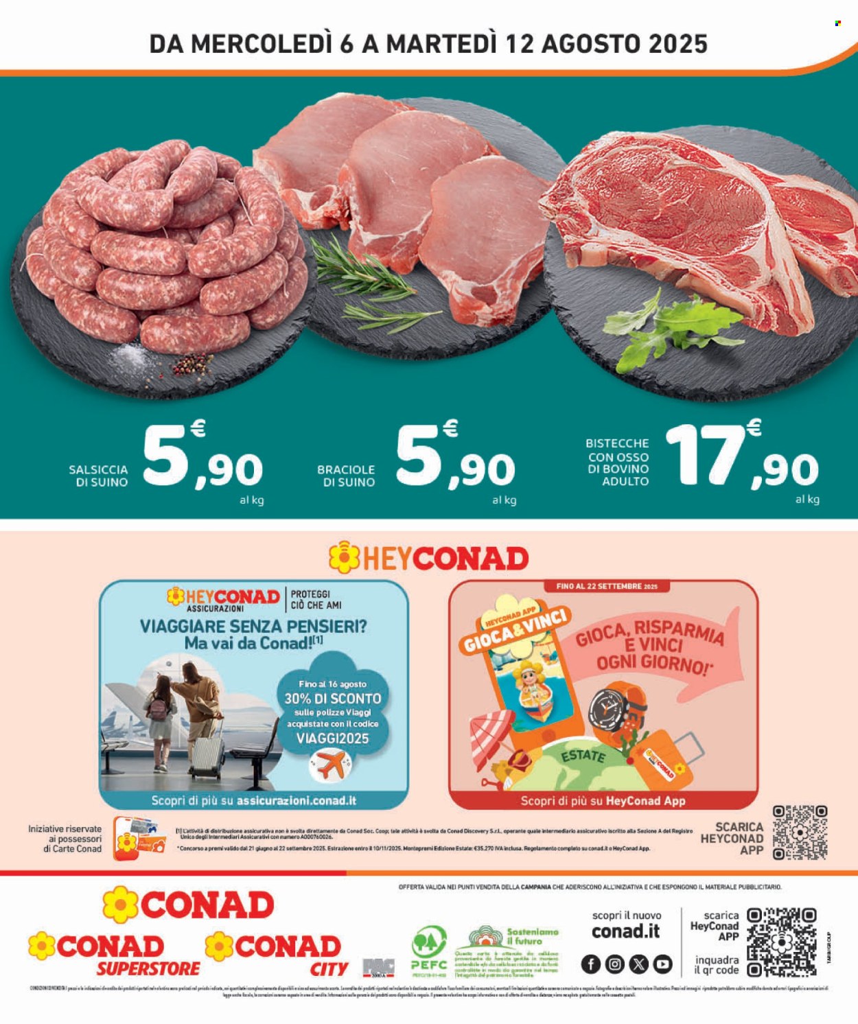 Volantino Conad - 6/8/2025 - 12/8/2025. Pagina 8