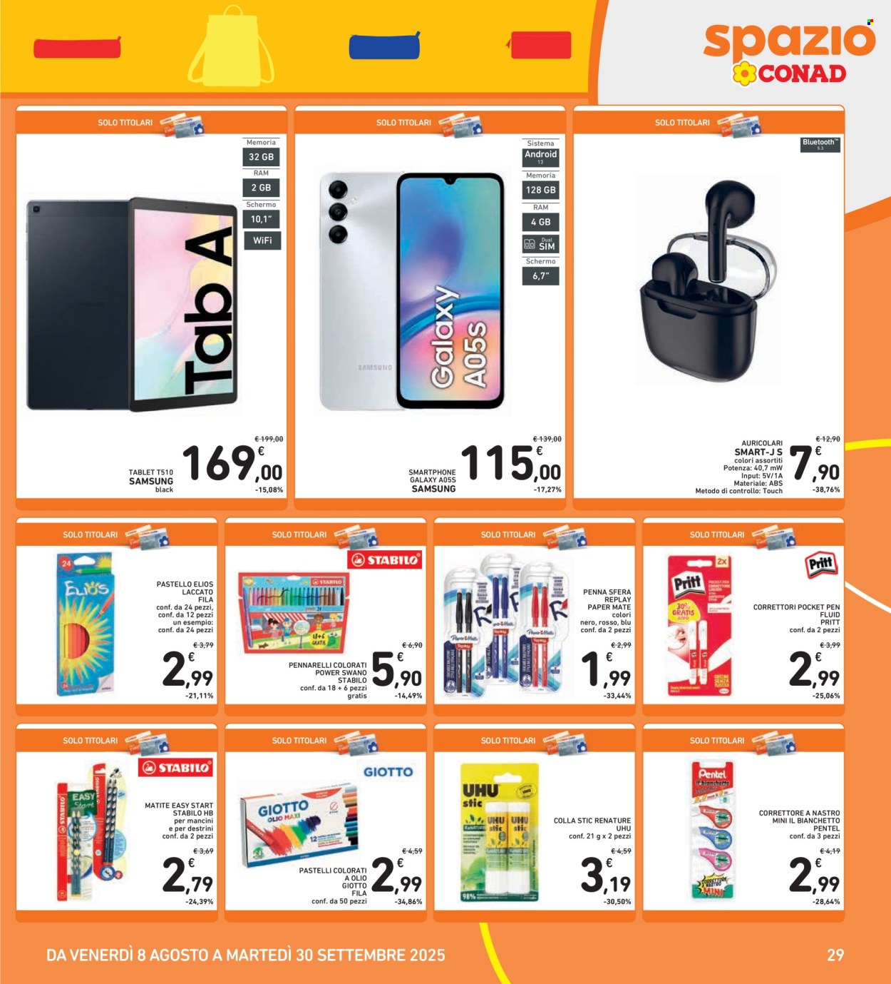 Volantino Spazio Conad - 8/8/2025 - 21/8/2025. Pagina 29
