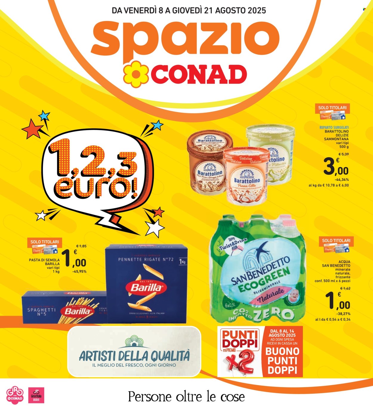 Volantino Spazio Conad - 8/8/2025 - 21/8/2025. Pagina 1