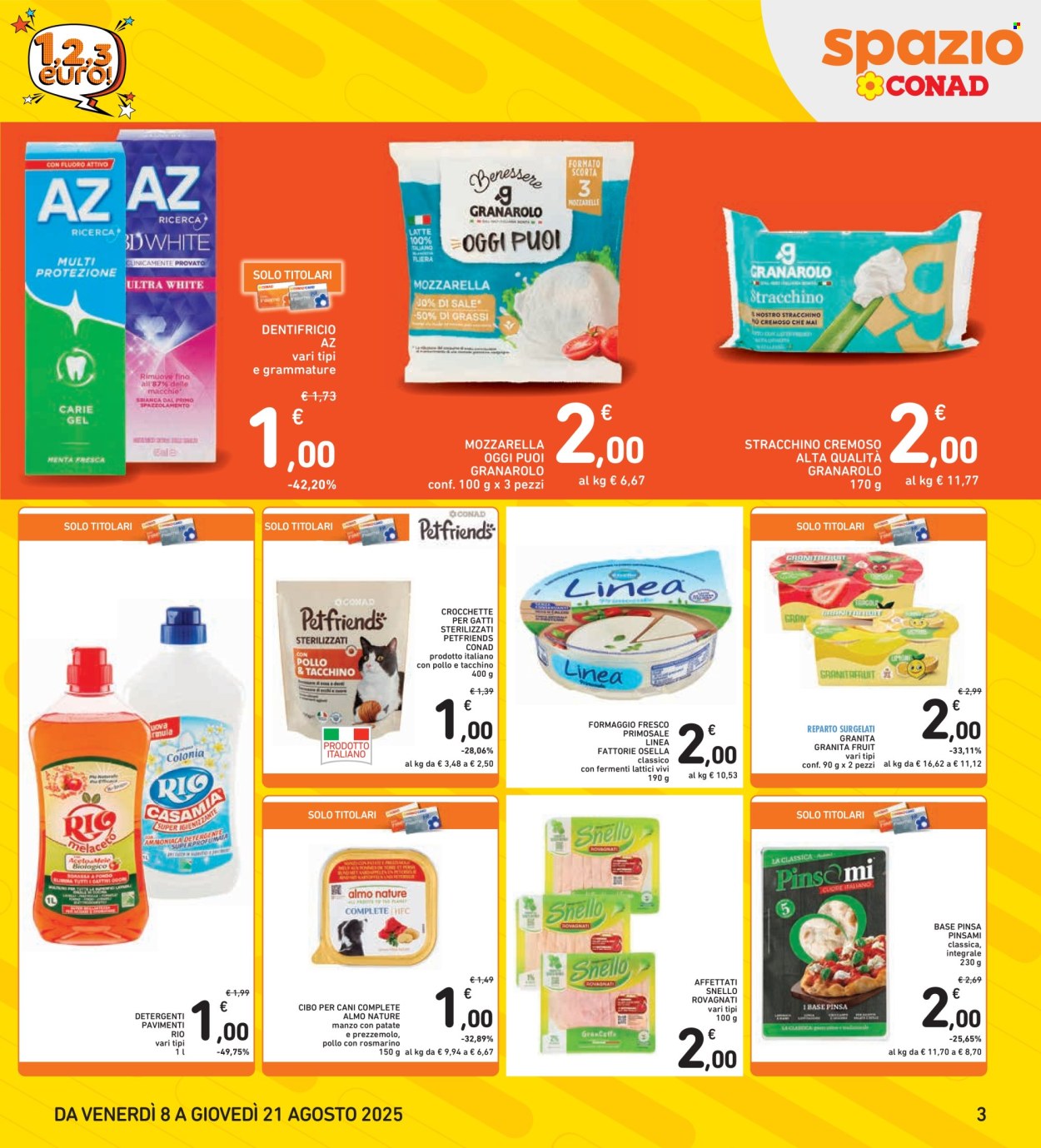 Volantino Spazio Conad - 8/8/2025 - 21/8/2025. Pagina 3