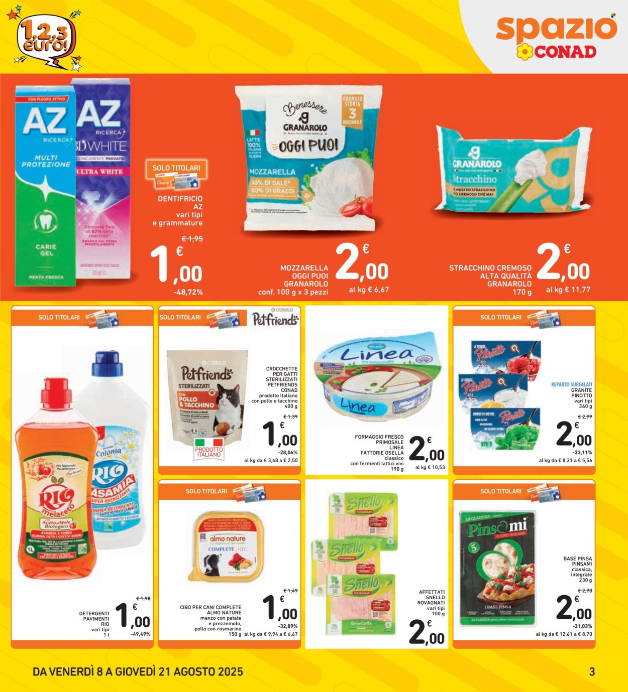 Volantino Spazio Conad - 8/8/2025 - 21/8/2025. Pagina 3