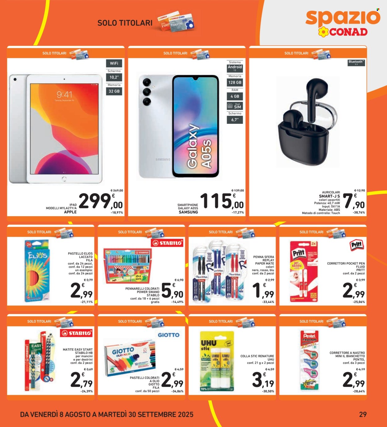 Volantino Spazio Conad - 8/8/2025 - 21/8/2025. Pagina 29