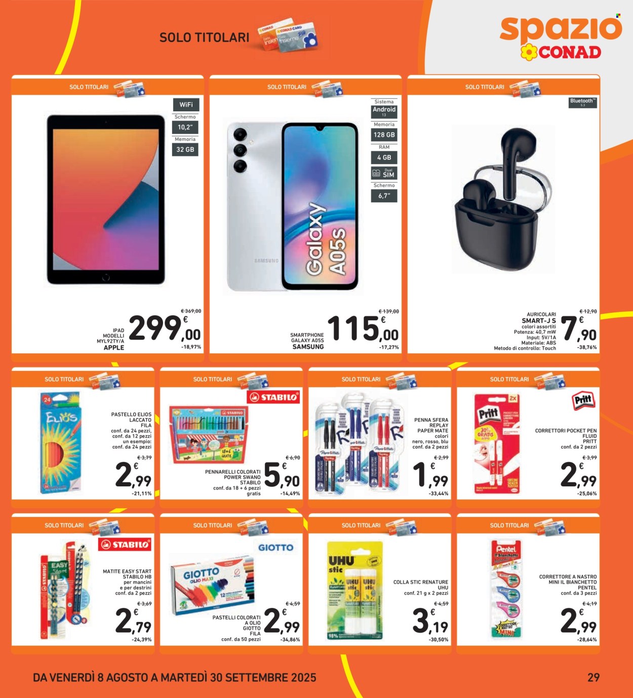 Volantino Spazio Conad - 8/8/2025 - 21/8/2025. Pagina 29