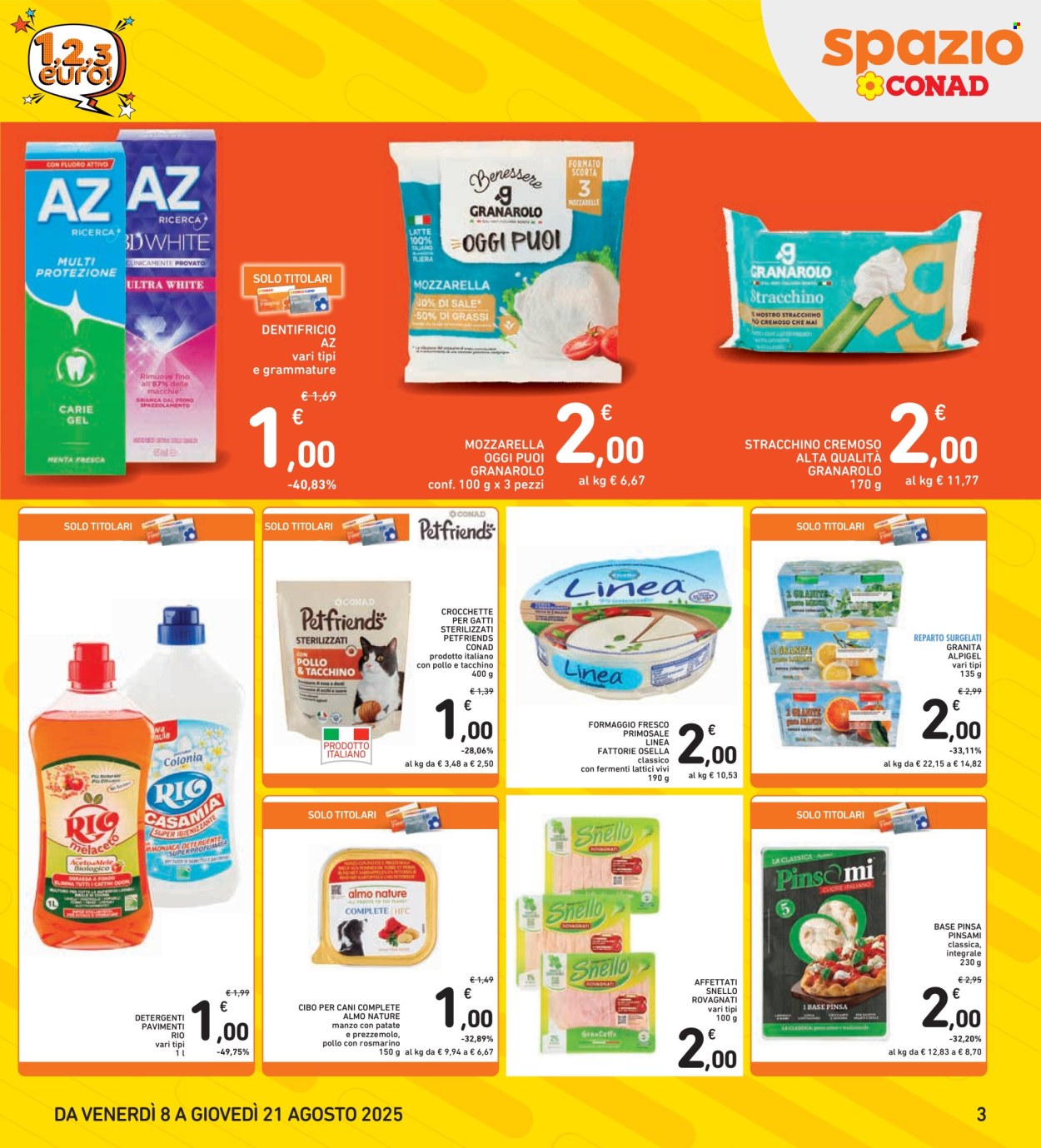 Volantino Spazio Conad - 8/8/2025 - 21/8/2025. Pagina 3