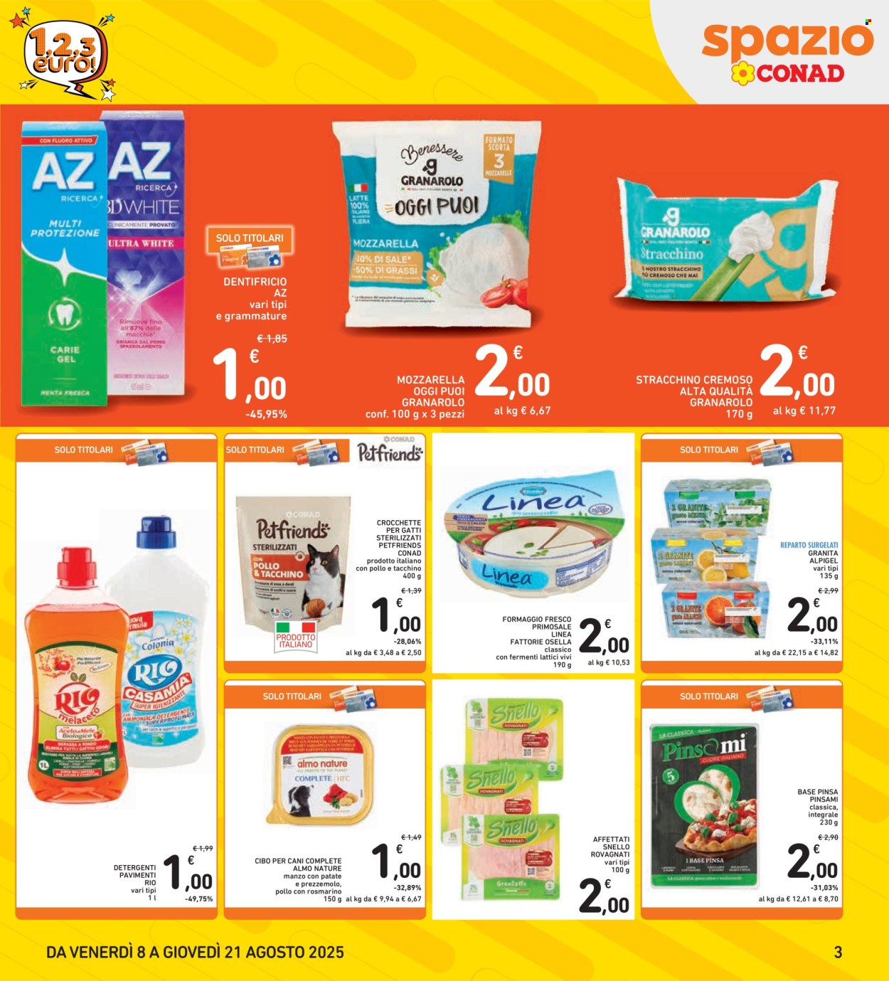 Volantino Spazio Conad - 8/8/2025 - 21/8/2025. Pagina 3