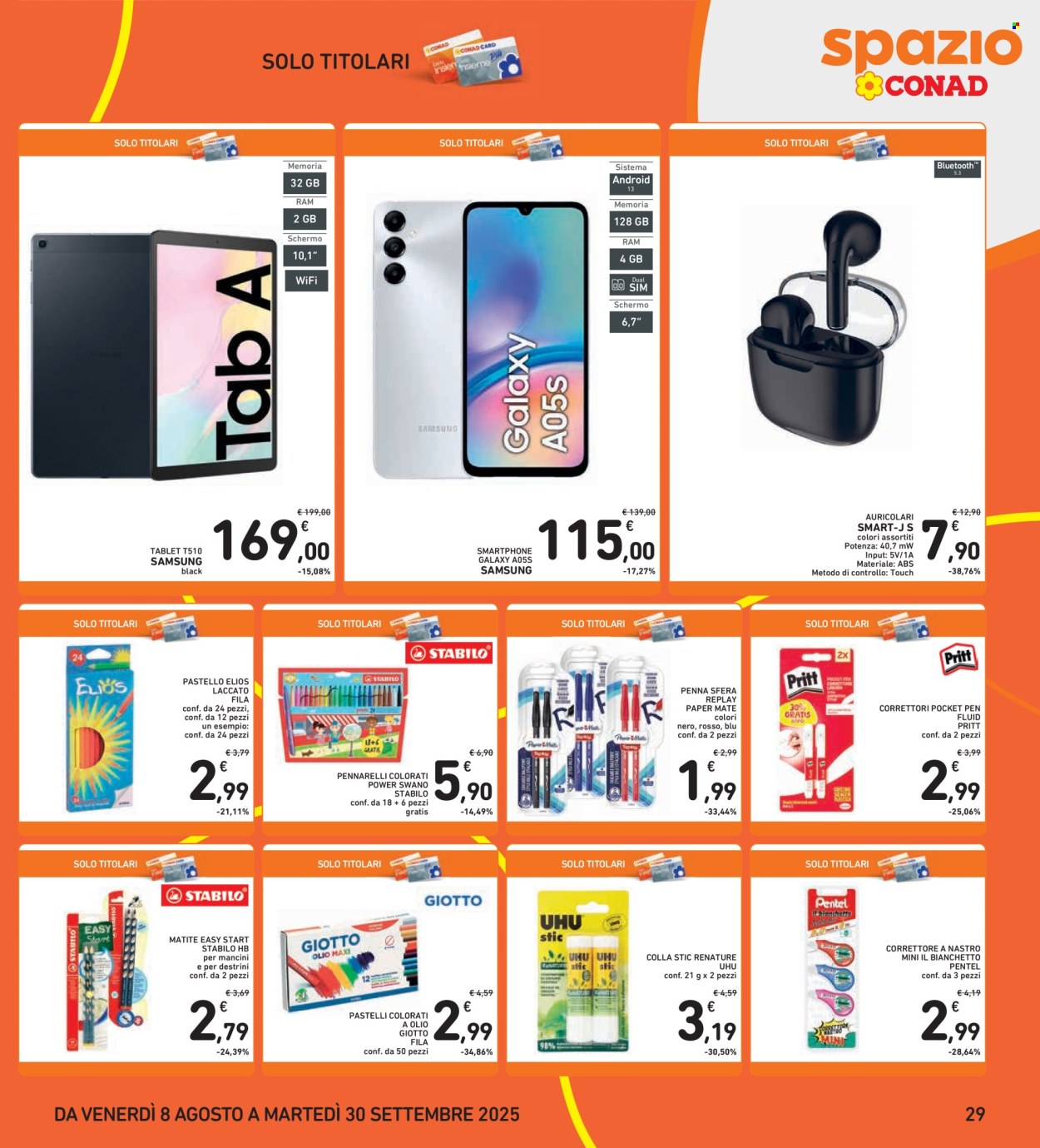 Volantino Spazio Conad - 8/8/2025 - 21/8/2025. Pagina 29