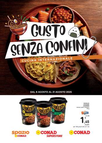Volantino Conad - 8/8/2025 - 21/8/2025.