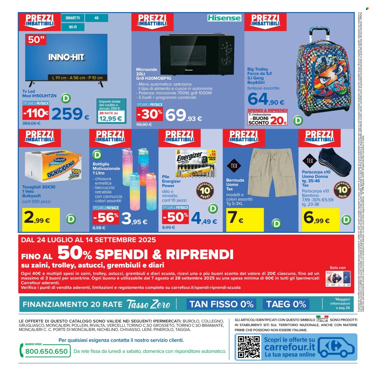 Volantino Carrefour - 7/8/2025 - 20/8/2025. Pagina 34