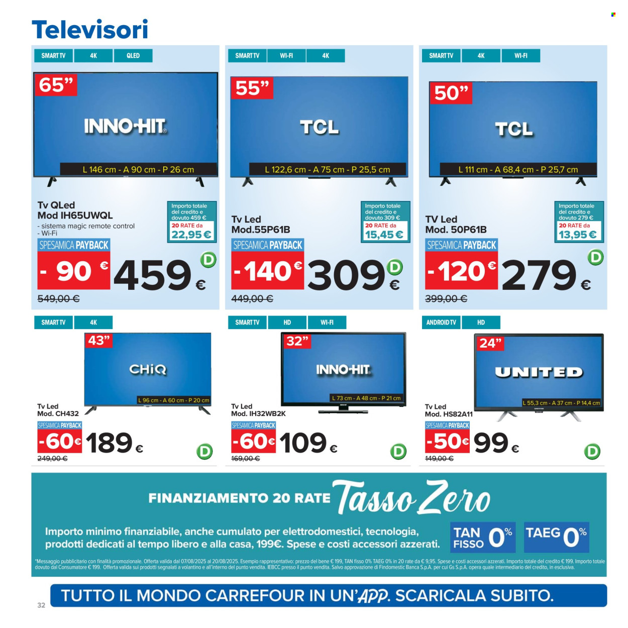 Volantino Carrefour - 7/8/2025 - 20/8/2025. Pagina 32